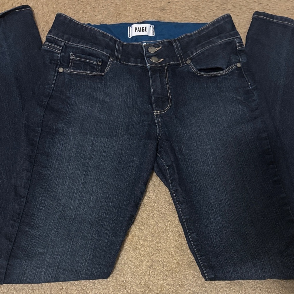 PAIGE Women's Indigo Boot Cut Jeans
